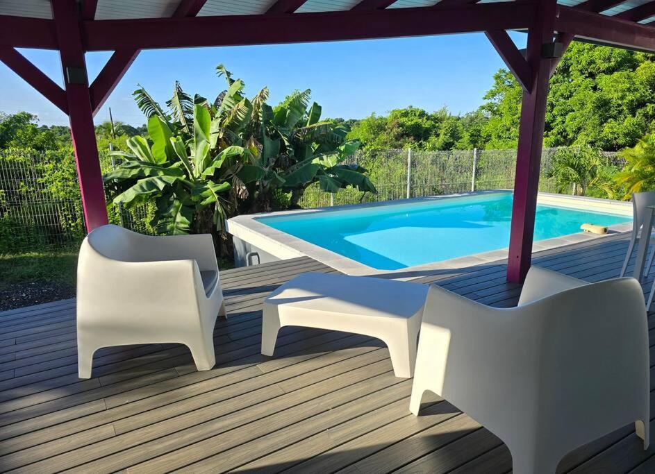 Bungalow Tout Confort & Piscine Privee - Helleux サンタンヌ エクステリア 写真