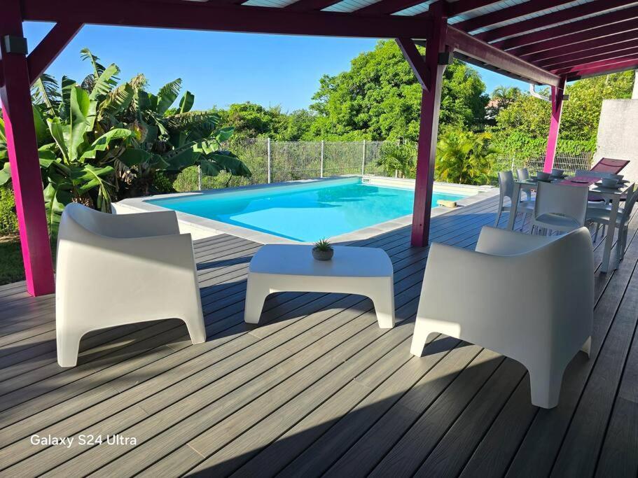 Bungalow Tout Confort & Piscine Privee - Helleux サンタンヌ エクステリア 写真